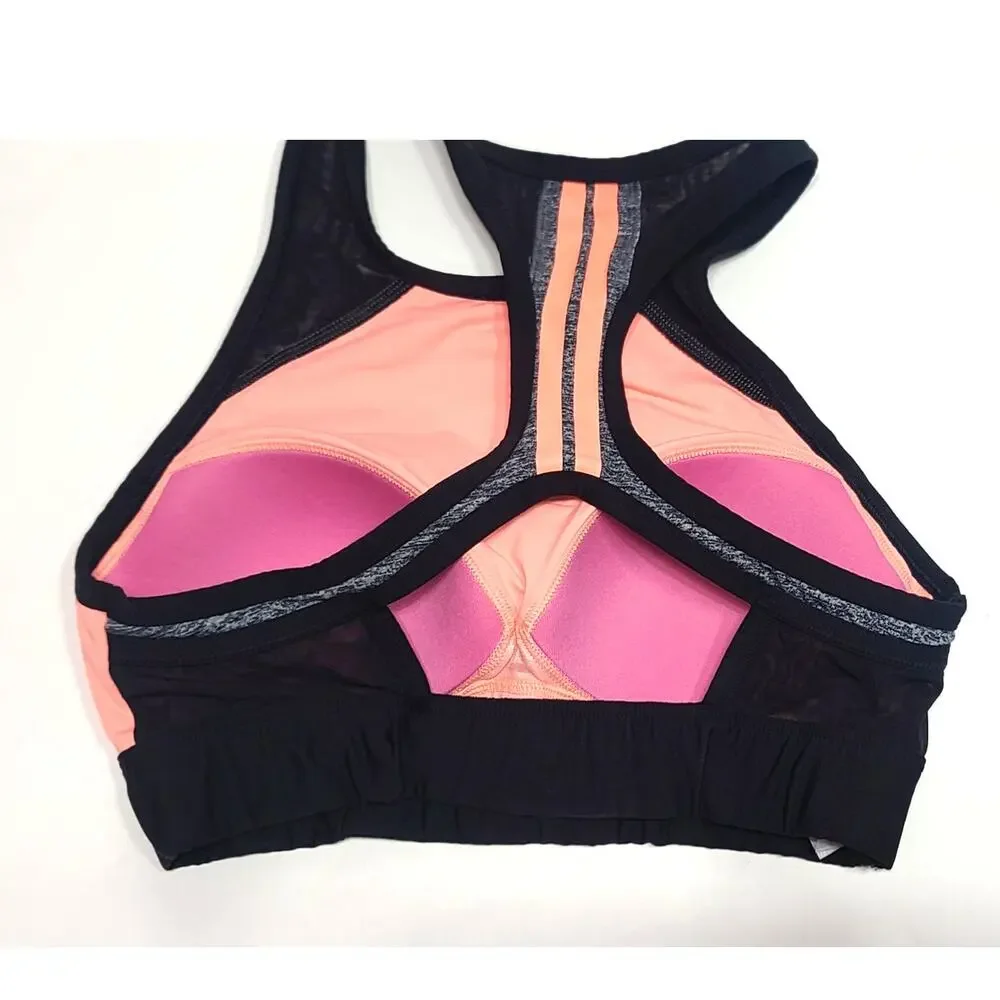 VS pink racer back peach bra ultimate lightly lined women's medium - Picture 5 of 7